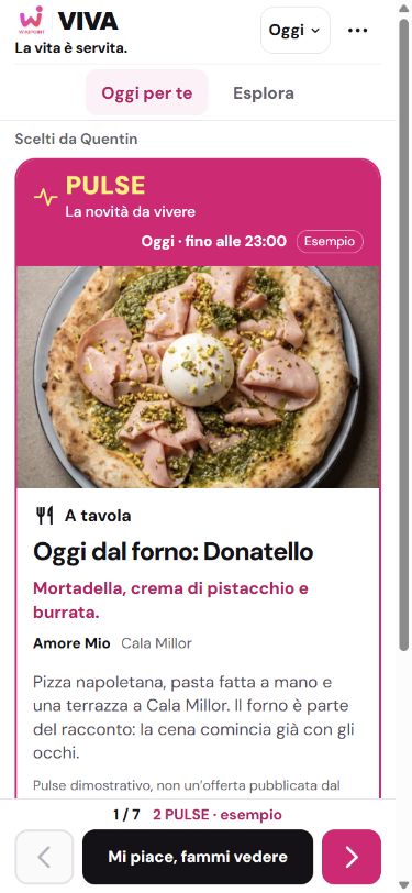 Esempio della guida VIVA con Amore Mio